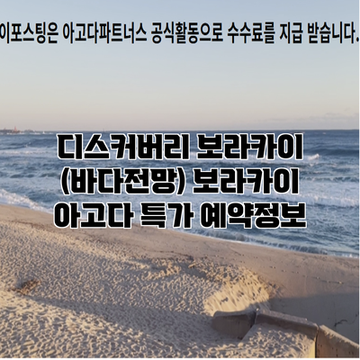 디스커버리 보라카이 (바다전망) 보라카이 아고다 특가 예약정보