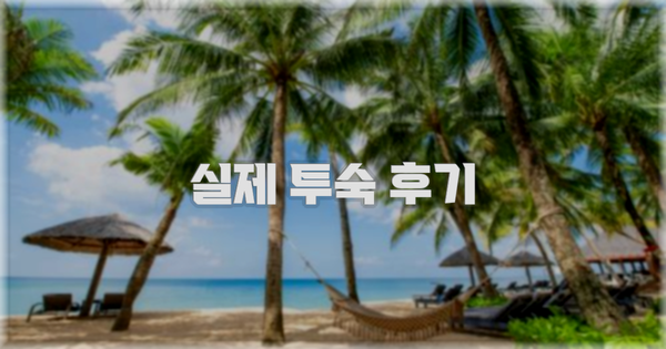 💬 실제 투숙 후기