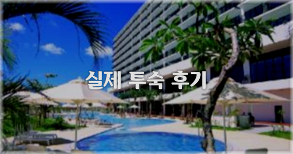 💬 실제 투숙 후기
