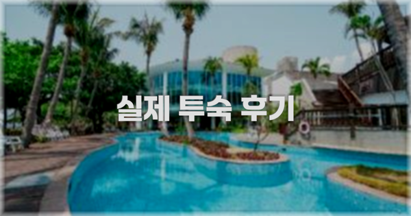 💬 실제 투숙 후기
